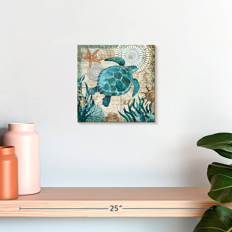 Brampt Monterey Bay Turtle, 10" H x 10" W