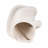 Minze Murano 3D Printed Vase, White-454528524