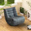 Fauteuil inclinable et pivotant en cuir Vegan-1035791578