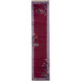 Hand-Knotted High-Quality Rose Runner