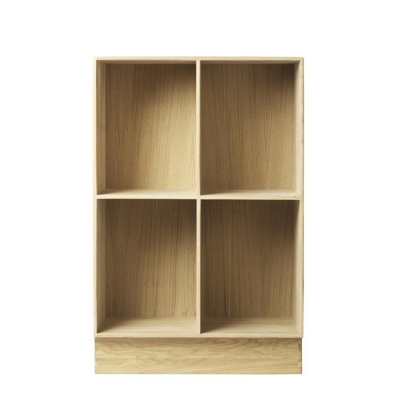 Mogens Kock B98 Solid Wood Bookcase, (4 Shelves) 21.26"H x 28.35"W x 12.6"D