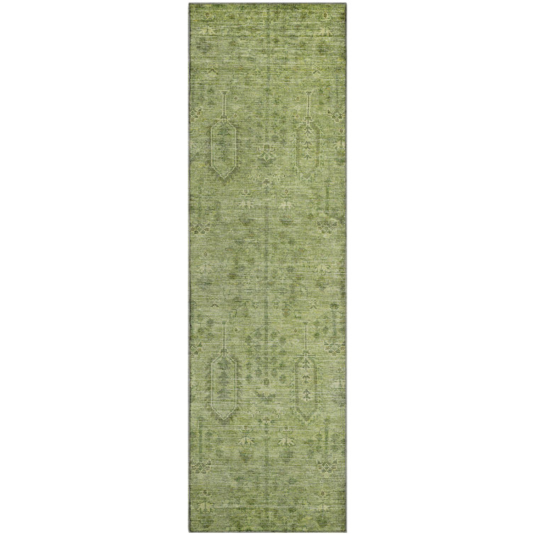 Premium Machine Washable Prisco Sage Rug