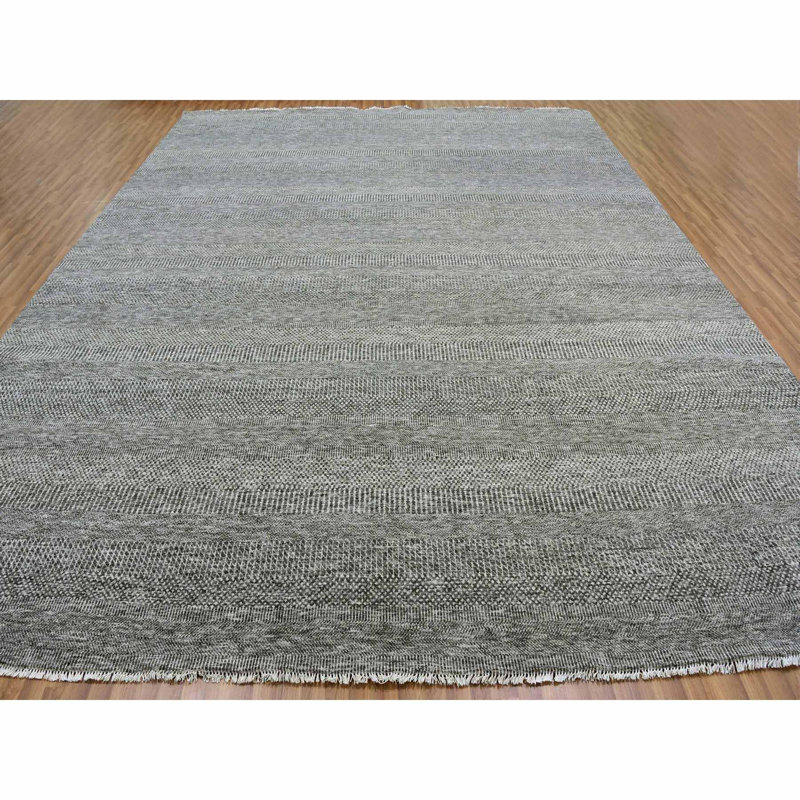 Tapis unique gris 12 pi 2 po x 15 pi 2 po Kadidiatou