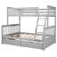 Le lit superposé Safe Safe, gris, répond aux normes élevées et offre une plateforme de couchage stable-1095500684-1095500686
