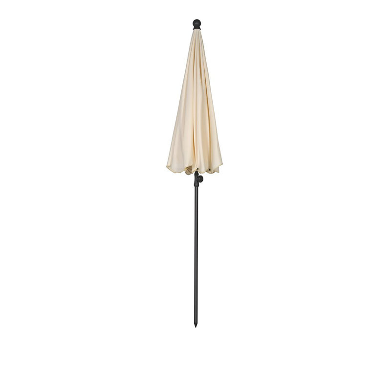 Ariyel 200cm X 217cm Rectangular Beach Parasol, Cream