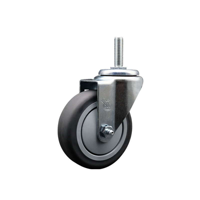4 pouces_ Roue en caoutchouc pivotante 3/4 po 3/4 roulettes