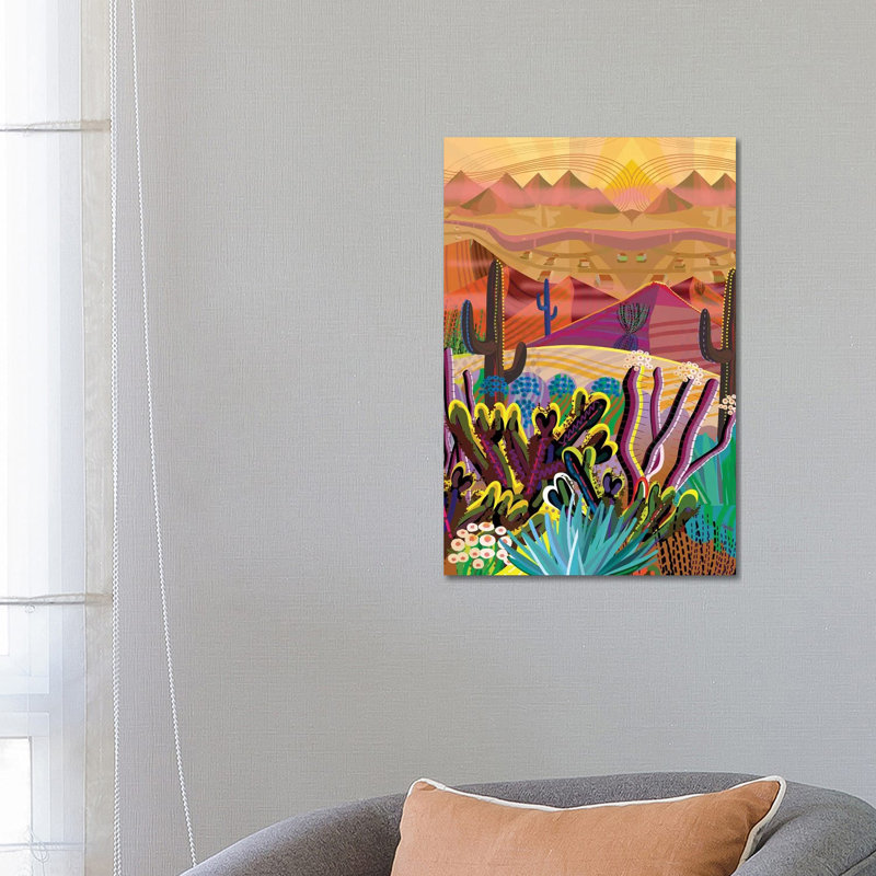 «High on a Mountain Top» par Charles Harker - photographie sur toile tendue, H 26 po x l 18 po x 1,5 po