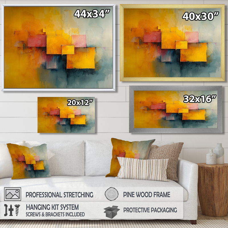 Geometric Pulse Optical Art VI - Minimalism Wall Art, 24" H x 32" W, Floater Framed Print, White