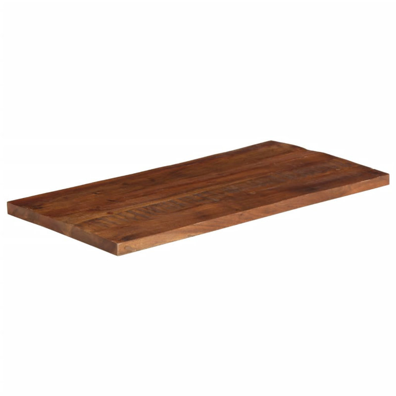 Solid Wood Table Top, 2.5cm H x 110cm W x 50cm D