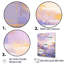 «Contemporary Lavender Bold Illumination II - Abstract Wall Art Living Room»-977597496-939914531
