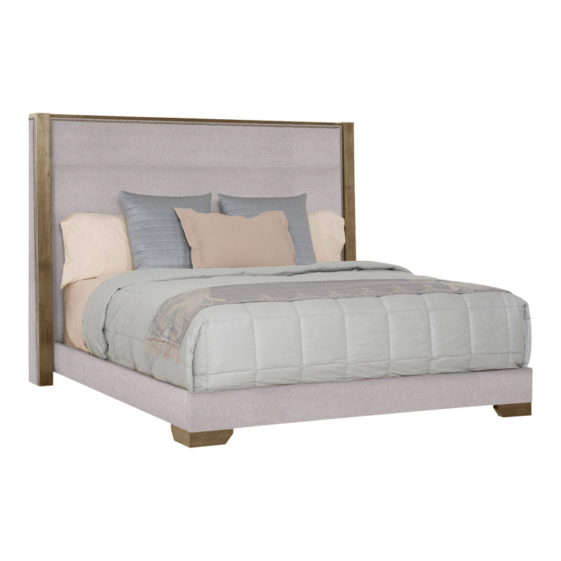 Thom Filicia Home Upholstered Bed, Ian Haze, Wrenn, Queen