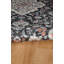Tapis noir et gris anthracite tissé à plat à la machine Emanuel -31943129