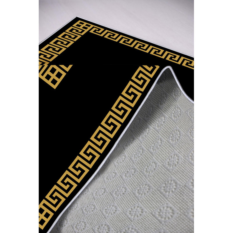 Stylish Hall Carpet, 39.4 x 59.1 inches | 100% Polyester, 650 g/m², 0.16 in Pile Height | Antibacterial, Eco-Friendly, Non-Slip PVC Dot Underside | Machine Washable, Perfect for Modern Entryways & Living Spaces