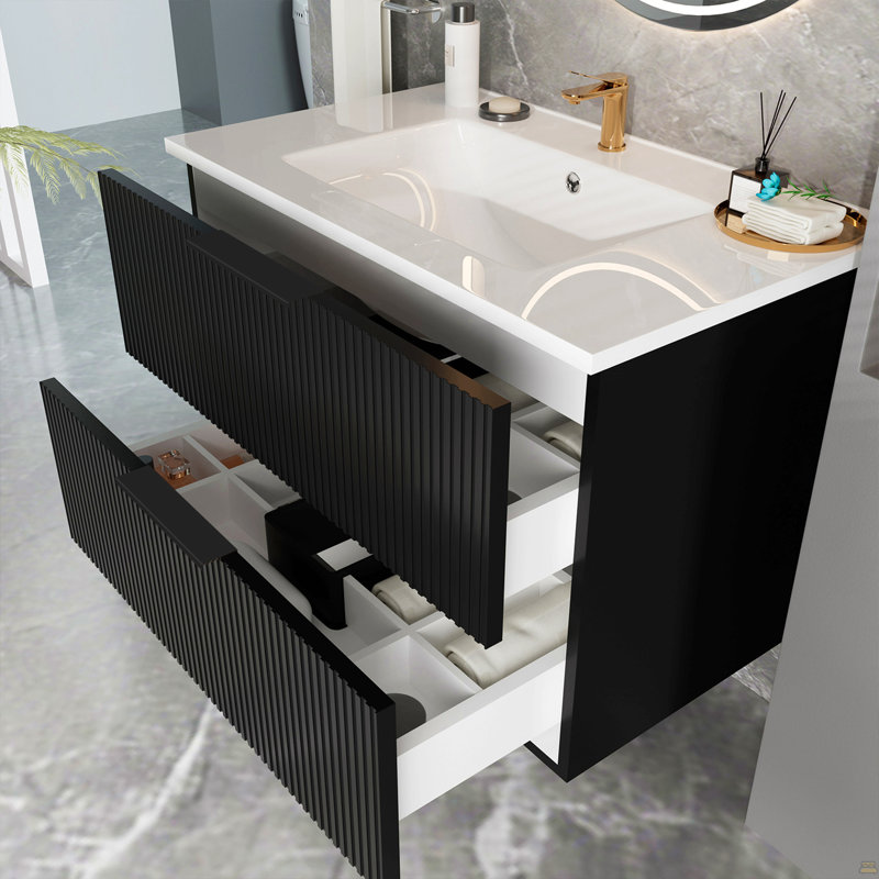 Meuble-lavabo 36 po avec lavabo en céramique