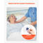 Coussin de capteur de lit sans fil avec bouton d’appel et téléavertisseur