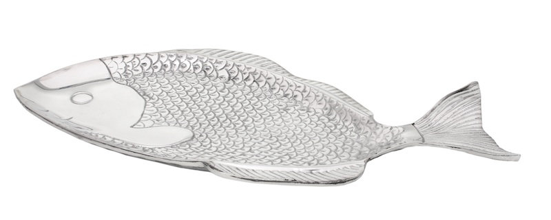 Rosecliff Heights Flint Aluminum Platter Rosecliff Heights