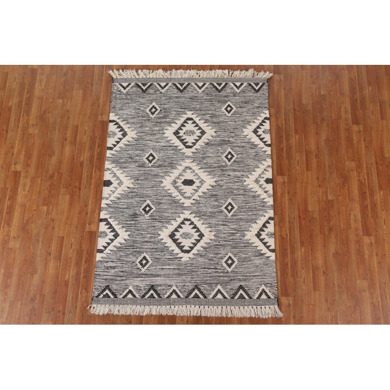 Wool Indoor Rug, Rectangle 4'6" x 6'6"