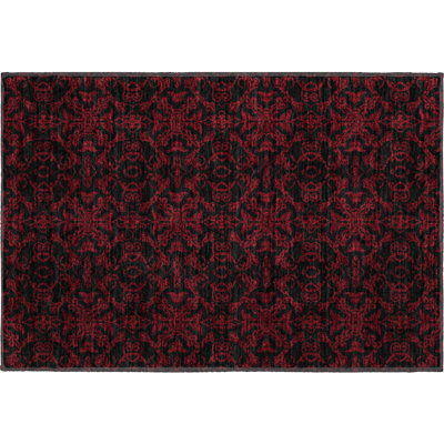 Tapis rouge Prisco lavable à la machine de qualité supérieure