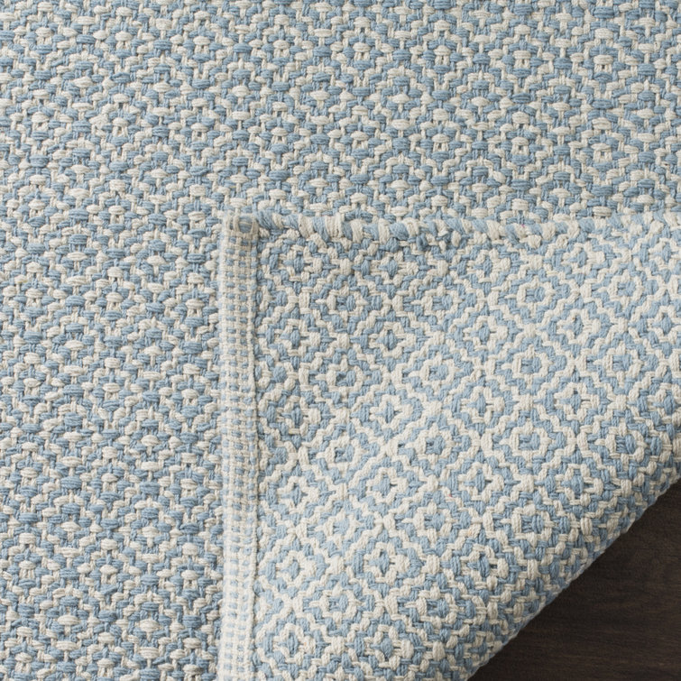 Bester Hand Woven Cotton Geometric Rug