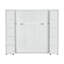 Grand lit escamotable, lit escamotable avec portes de rangement-1505034925