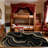 Abstract Patterned Black And Gold Area Rug, Soft And Lightweight, Suitable For All Seasons, Easy To Maintain And Easy To Clean, Machine Washable Carpet Floor Mat, Suitable For Living Room, Bedroom, Dining Room, Hallway, Balcony, Room Decor, Home Decor, O-830109812