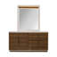 Pavira Walnut 6 - Drawer Dresser