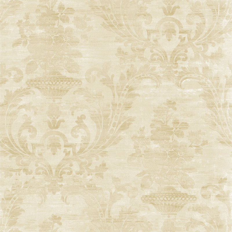 Bayless 10m x 52.8cm Matte Finish Pre-pasted Roll, Cream/Beige