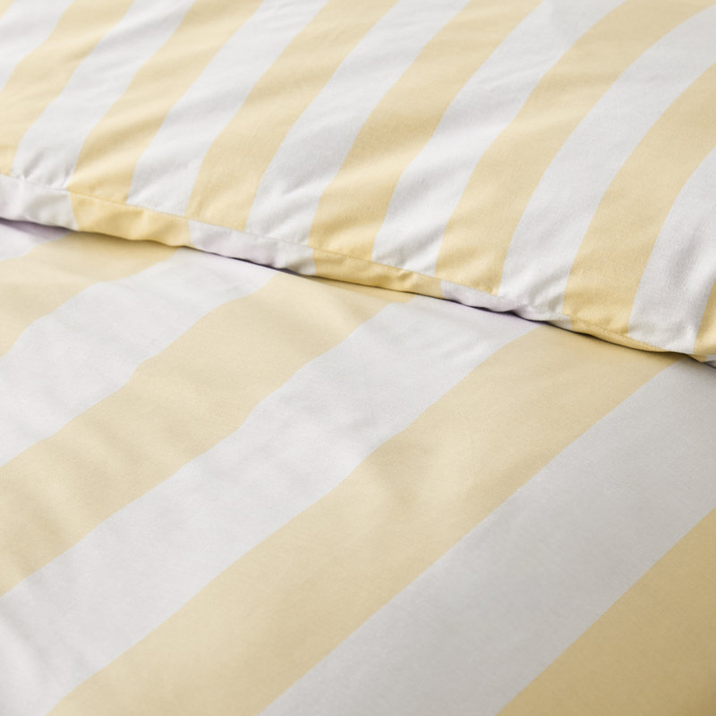 Cove Stripe Reversible Duvet Cover Set, Single