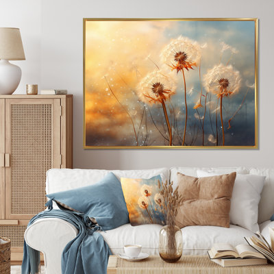 " Orange Dandelion Dreams II "