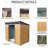 6Ft X 5Ft Outdoor Metal Shed For Backyard - Coffee, Robust With Galvanized Steel & Aluminum, Foundation Base, Sliding Doors Padlock, Easy To Install, Freebies Included Storage Unit Build Framework,-122098284