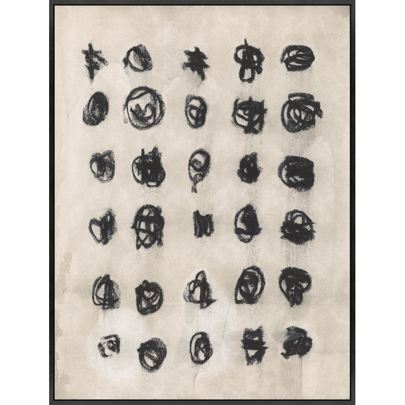Coded Message Print by David Erickson, 55.5" H x 41.5" W