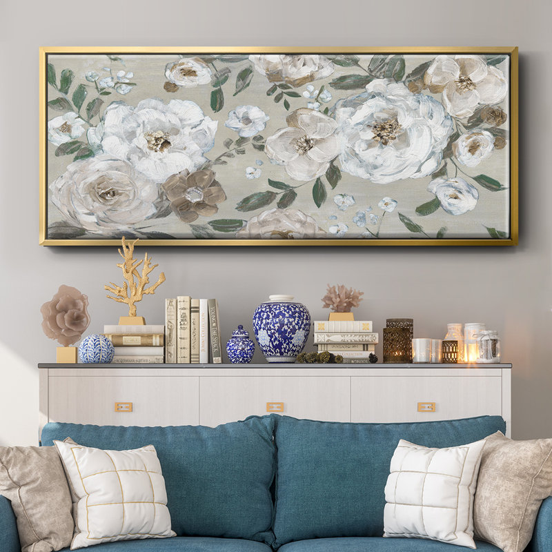 Rose Garden- Framed Canvas