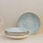 Paros-Aqua Premium Porcelain Vital Coupe Assiette ronde profonde pour wok, 28 cm