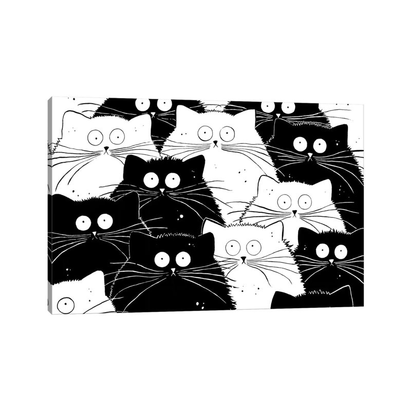 Big flash Mog par Kim Haskins-impression d’art graphique, Toile tendue, Pas de tapis, H 12 po x l 18 po x 1,5 po