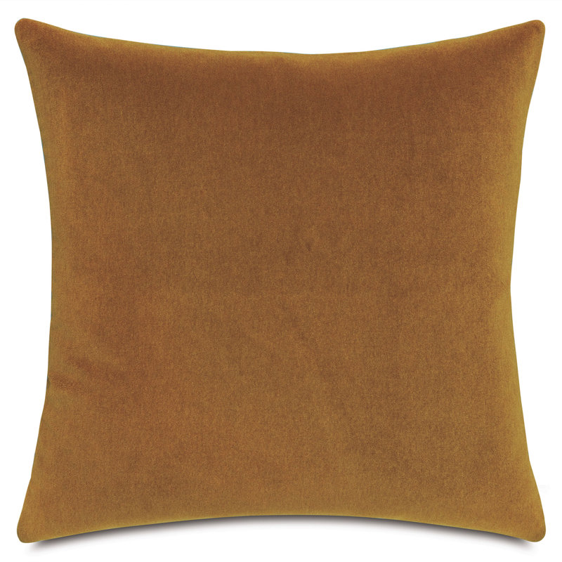 Brahms Alpaca Decorative Pillow In Merlot, Orange, Square 24''