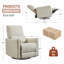 Faux Leather Chaise Lounge