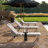 Oversized 74'' Long Resin Lounge Chairs With 5-Level Adjustable Backrest and Cup Holder For Poolside, Patio, Beach, Yard (2PC)-150920806-151840761