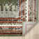 Stepheon Southwestern Area Rug in Green