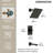 AquaSpa Shower Faucet Set with Tub Spout, 8-Inch Rain Shower Head with Valve-90660400