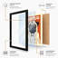 Geometric Pug Modern - Framed Print-1501521672-1501521668
