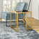 Oscar Glass Top End Table
