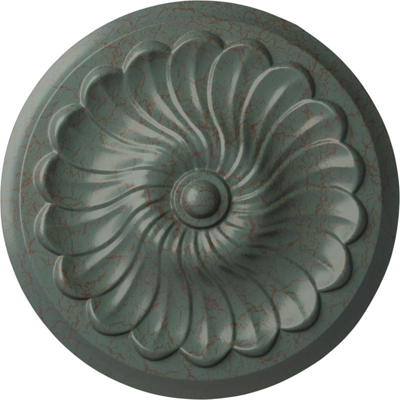 Médaillon de plafond en spirale Endurathane, Craquelure tourbillon de nuage