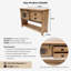 Acima 120cm Solid Wood Console Table