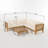 6-PIECE SOFA SECTIONAL SETS, BEIGE