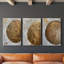 Série abstraite XLV III - Ensemble de toiles tendues avec châssis Premium - Prêt à être accroché-102399391