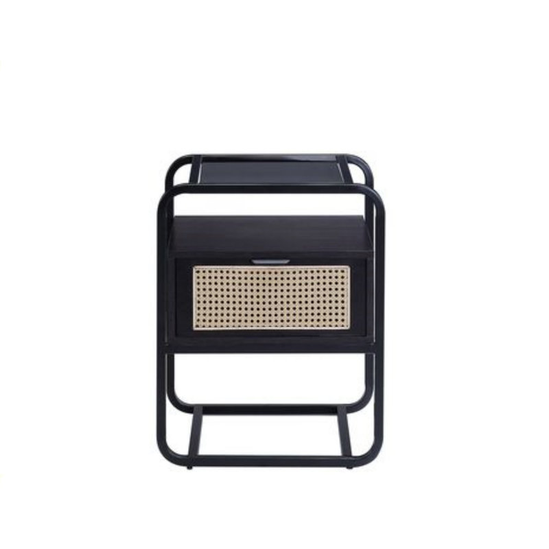 Colson Black Finish Accent Table