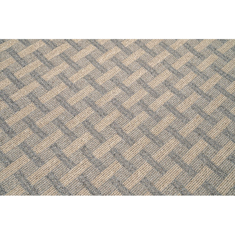 Ensemble de tapis intérieur / extérieur en polyester touffeté à la machine Hebrides, Hexagone 2 pi