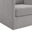 Chaise pivotante Toms en gris clair Freya