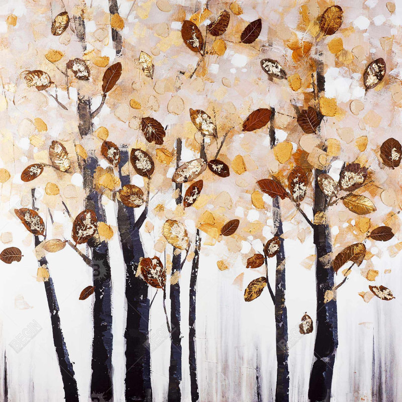 " Texturized Leaves Trees "