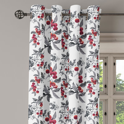 Sateen Blackout Curtains / Drapes Single Panel
